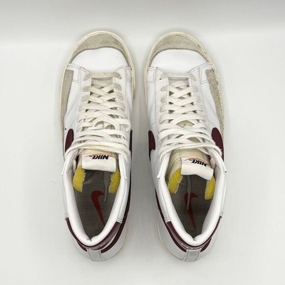 Nike Blazer Mid 77 Sneakers in White Team Red - US Men’s 11 / BQ6806-111 - Picture 8 of 11